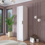 Hanah Home Armario Blanco con Estanterías